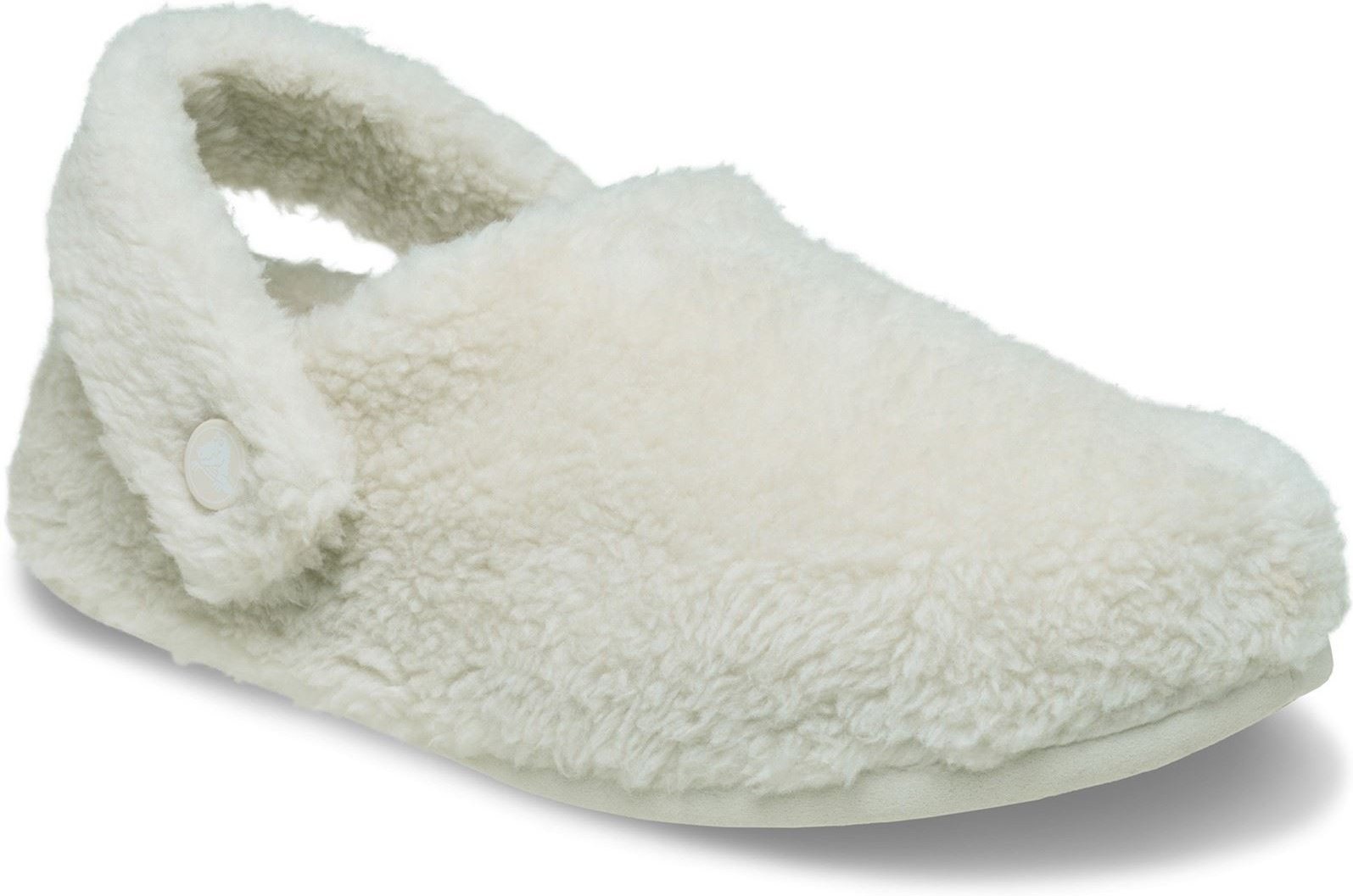 Crocs Classic Cozzzy Polyester Damen Schlapfen Stucco