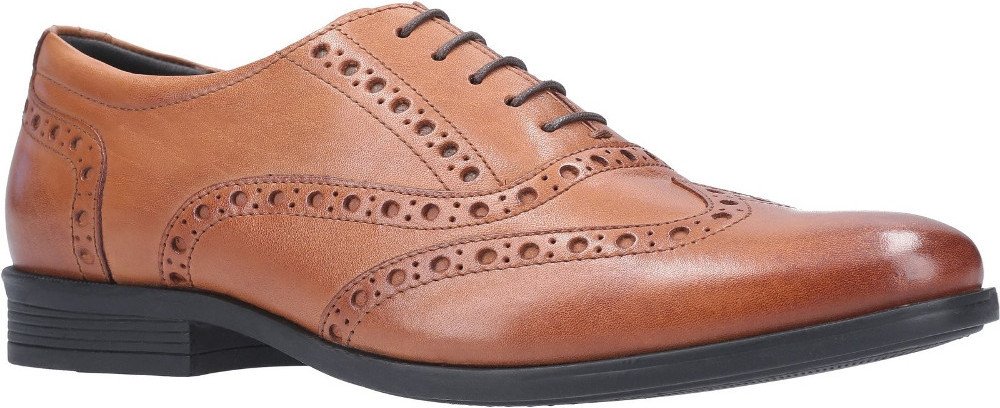 Thumbnail - Hush Puppies Herren Oaken Brogue Lace Up Leder Oxford Schuhe