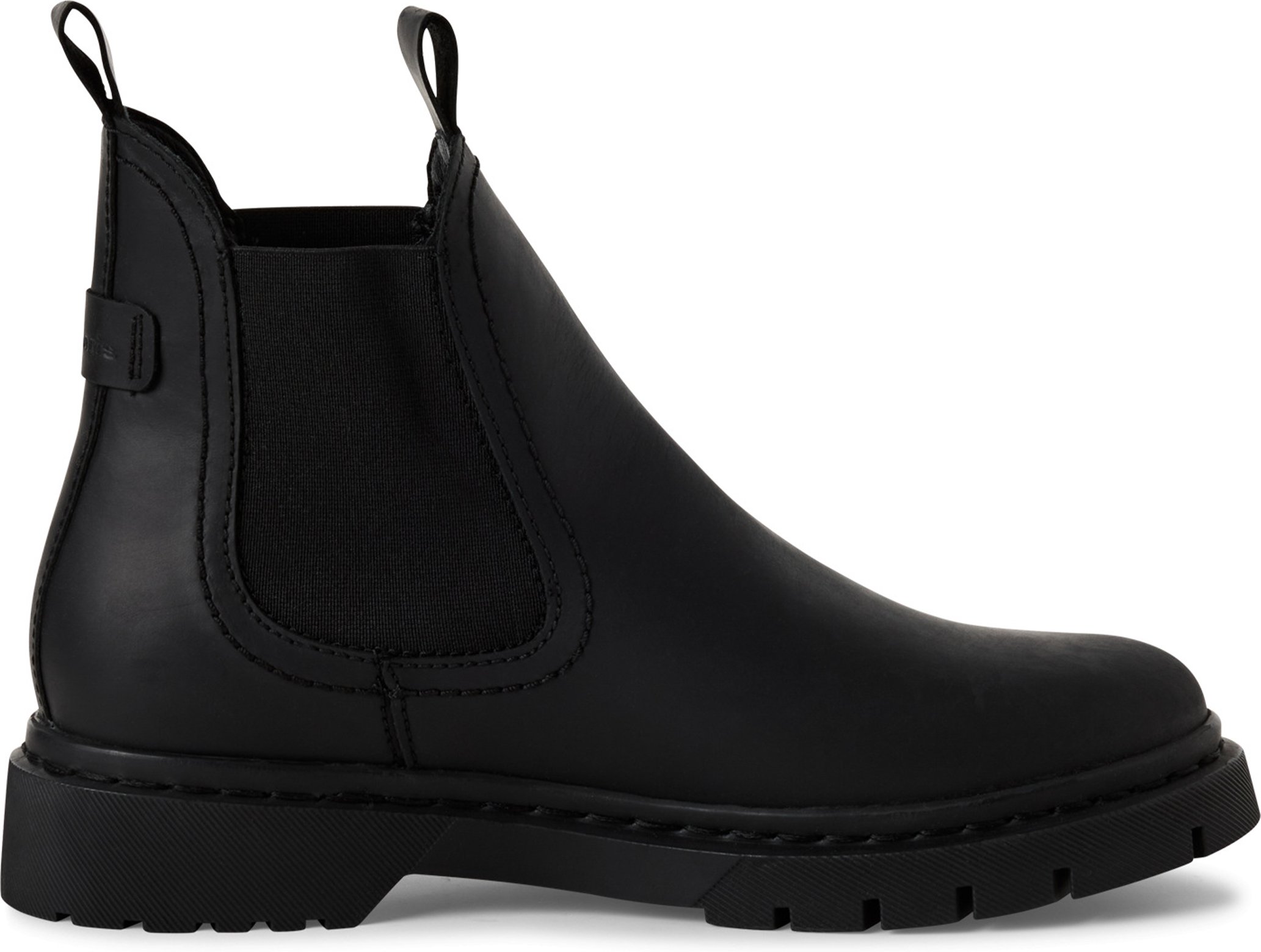 Tamaris Damen Klassische Chelsea-Stiefeletten aus schwarzem Leder