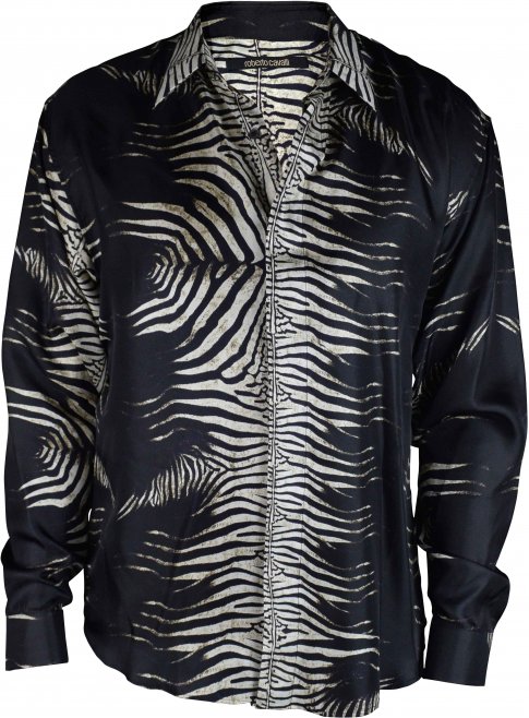 Roberto Cavalli Hemd Schwarz