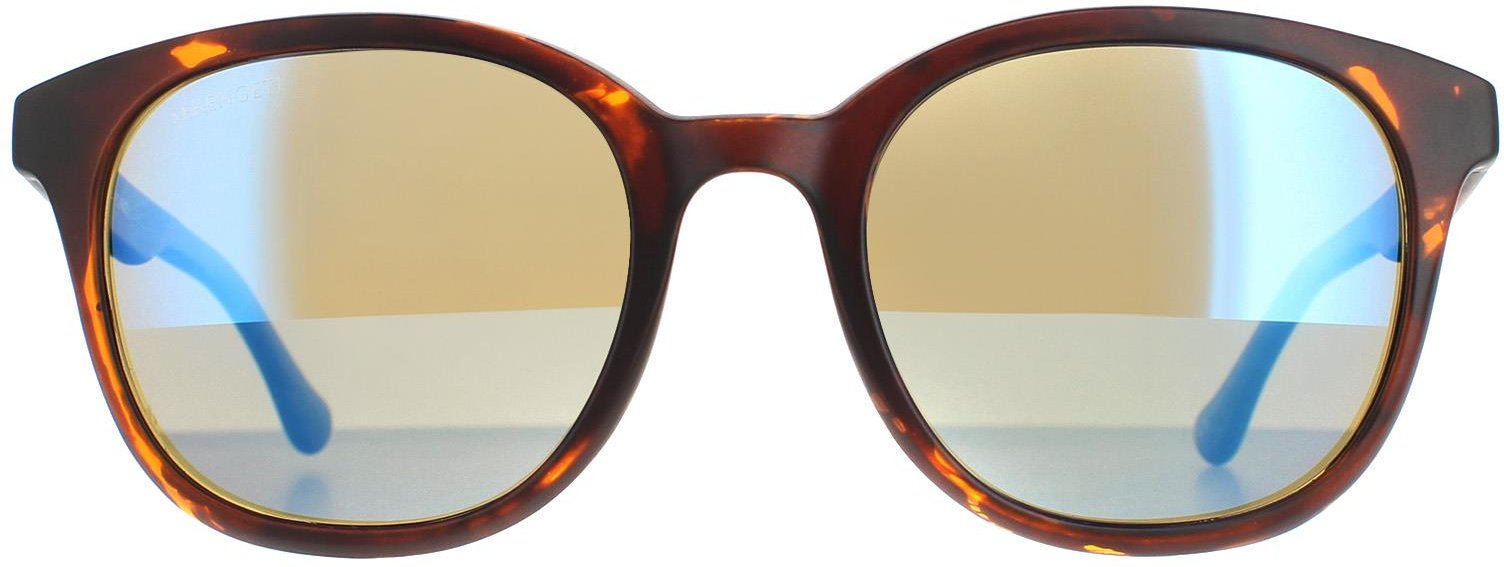 Serengeti Round Womens Satin Tortoise Blau 555nm Polarized Mara Sonnenbrille