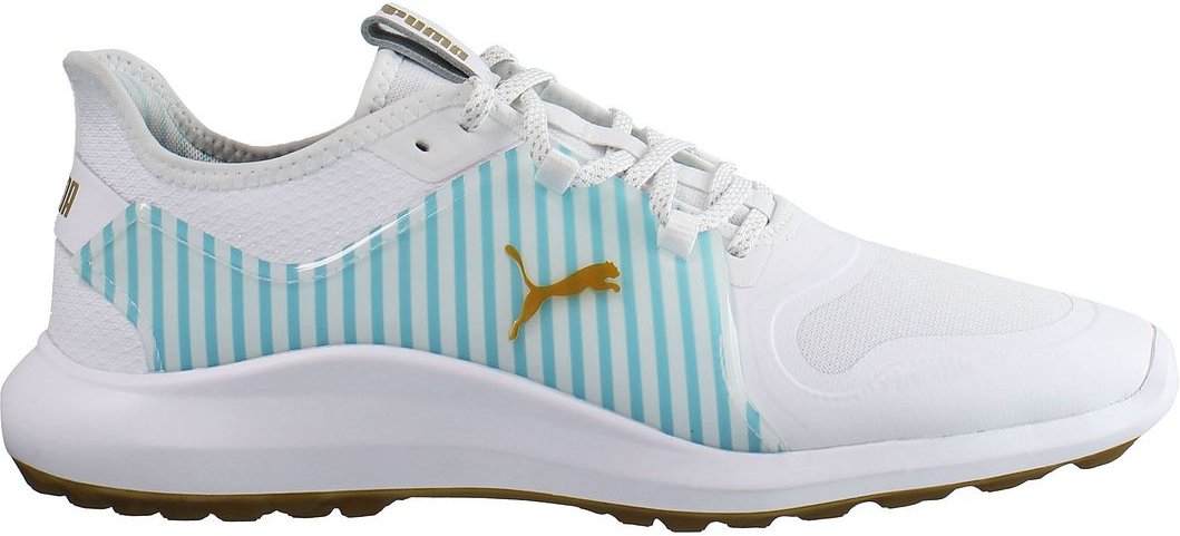 Puma Ignite Fasten8 Seersucker Golf weiße Herren Schuhe