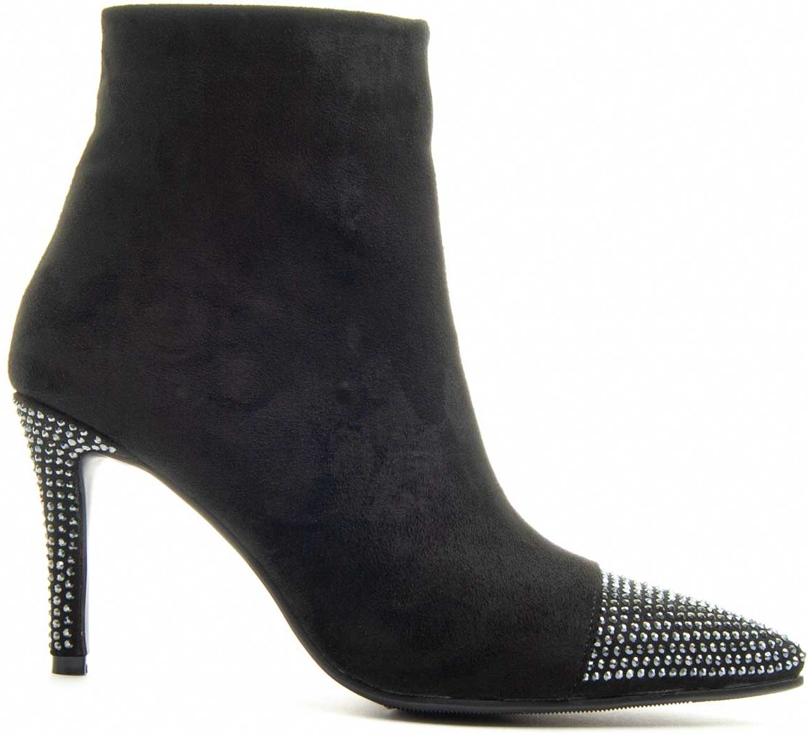 Montevita Absatz-Stiefelette Punternt Schwarz