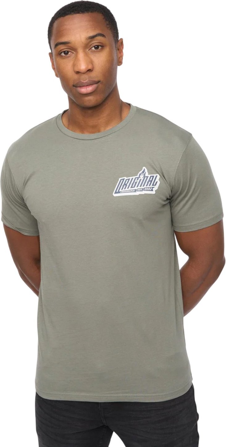 Crosshatch - "Jampstead" T-Shirt für Herren (Oliv)