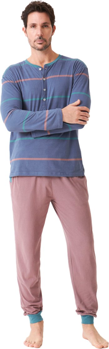 Schlafanzug mit langen Ärmeln für Männer JJBDP5500