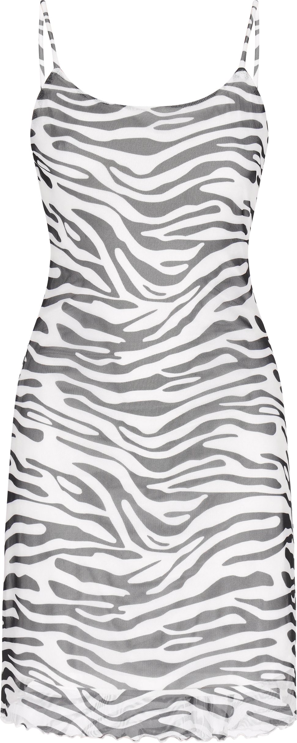 Mymo Kleid Frauen weiß-schwarz