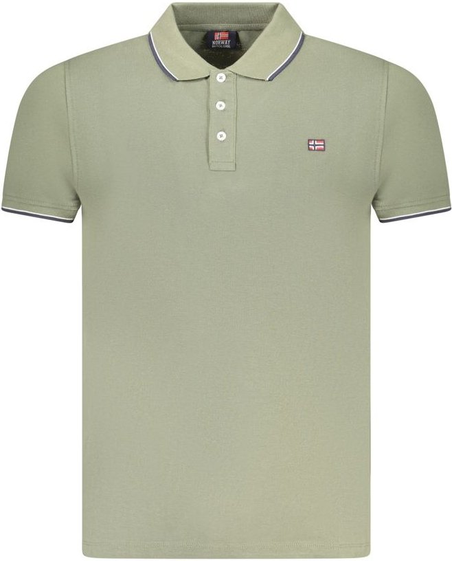 Klassisches Polohemd mit kontrastierendem Kragen