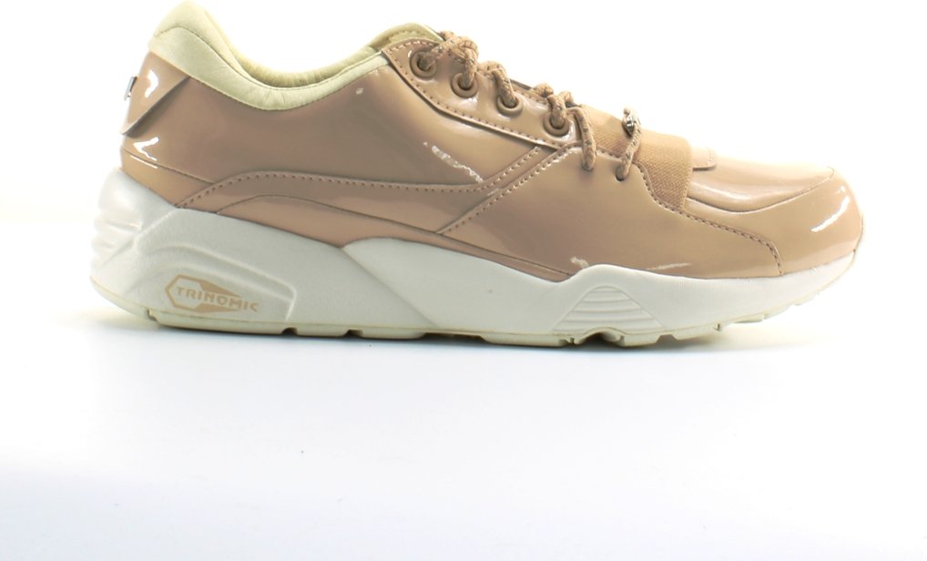 Puma Trinomic R698 Nackt Patent Leder Damen Schnürtrinker 362274 01