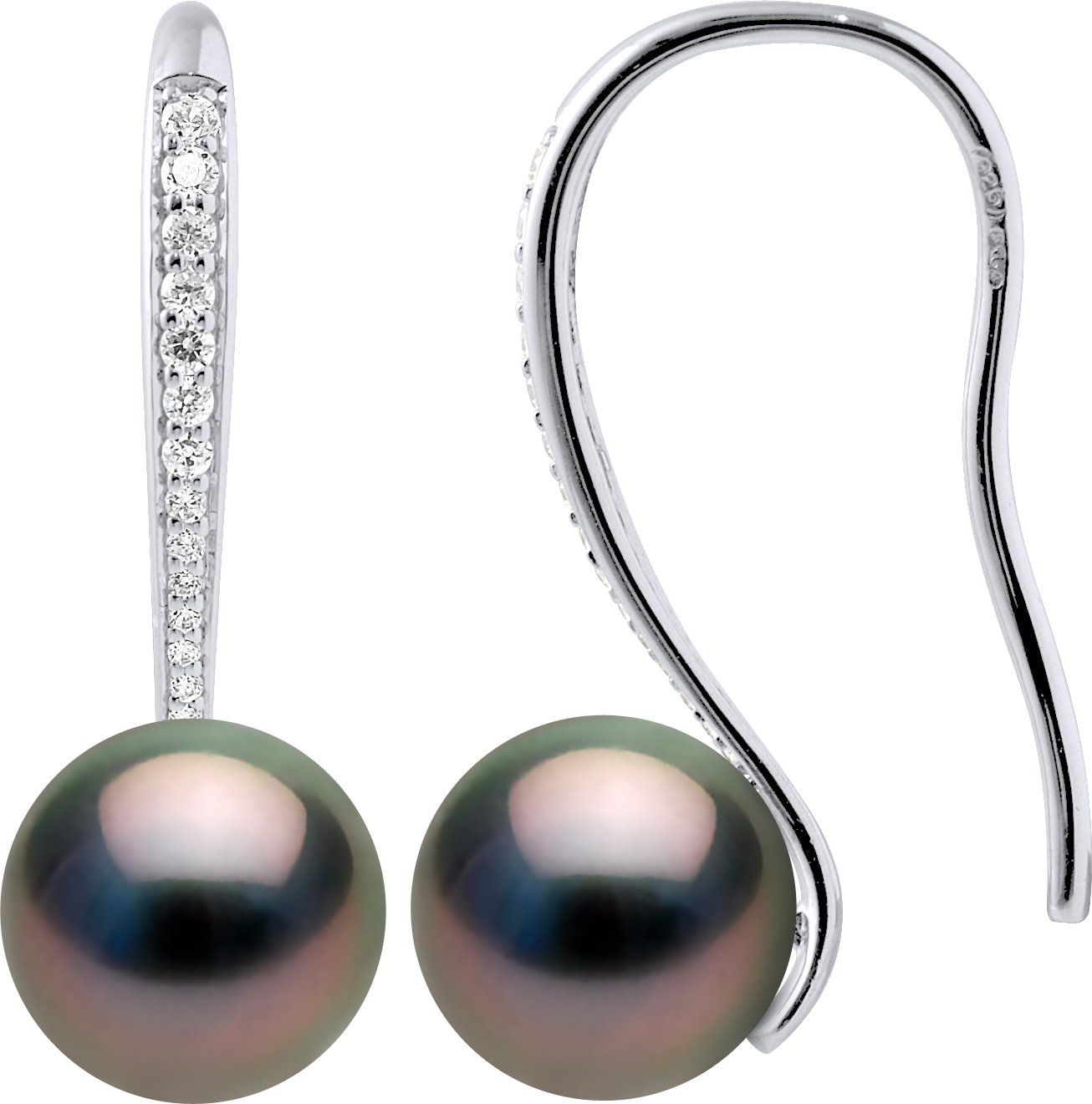 DIADEMA - Ohrringe - Echte Tahiti-Perlen