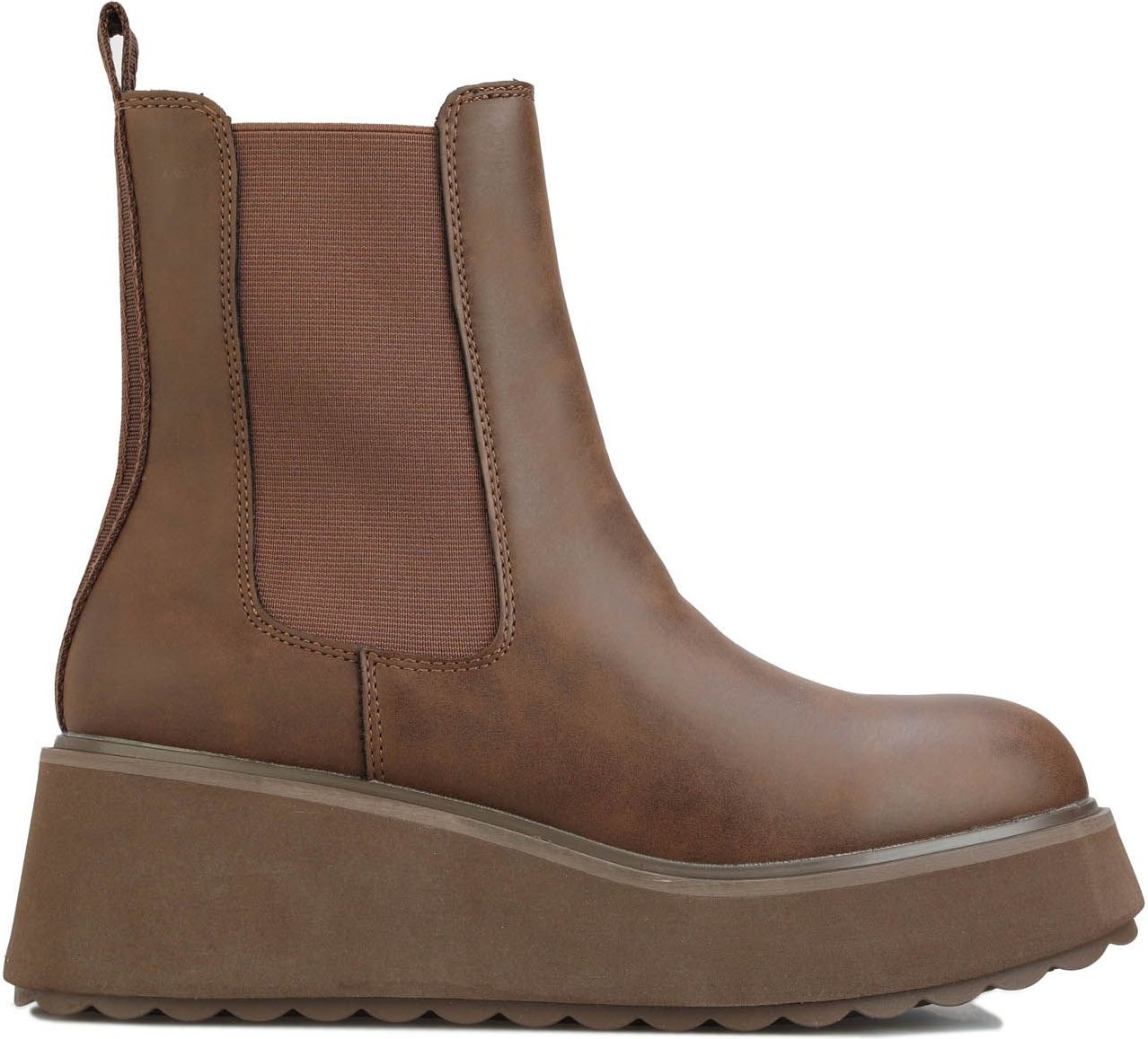 Rocket Dog Heyday Plateau Chelsea Boots für Damen in Braun