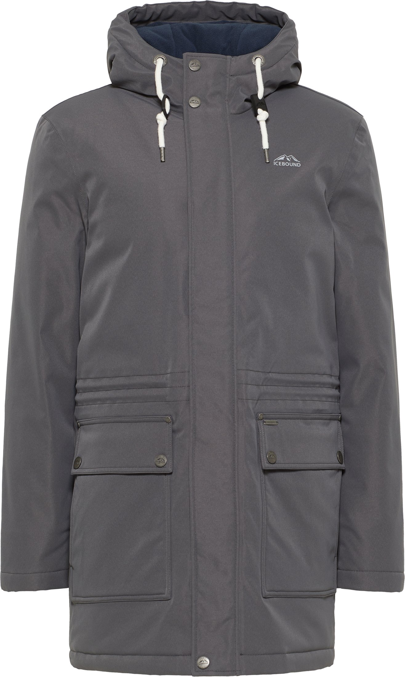 ICEBOUND Winterparka Herren steingrau