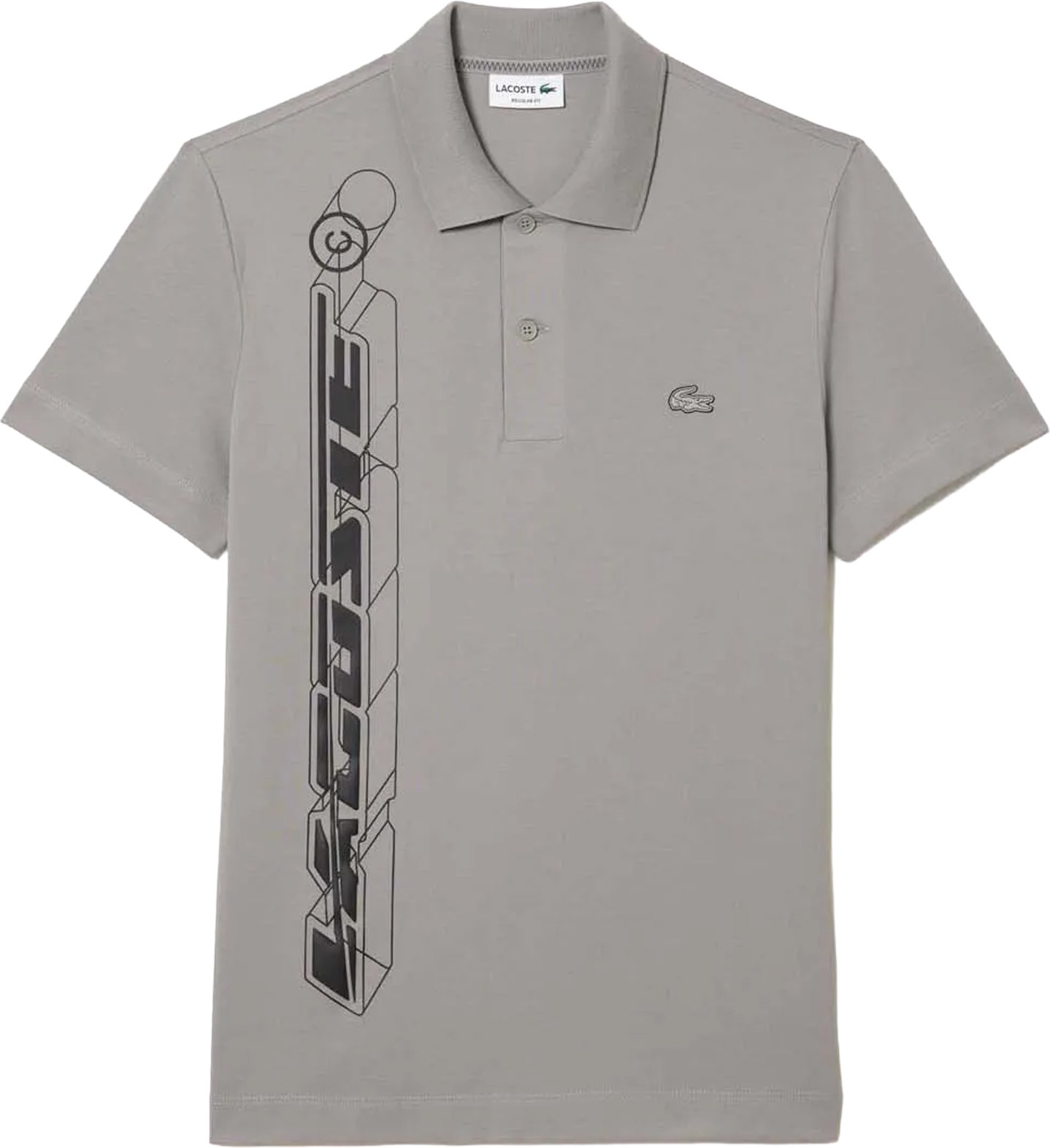 Lacoste - "Movement" Poloshirt 3D für Herren/Damen Unisex (Grau)