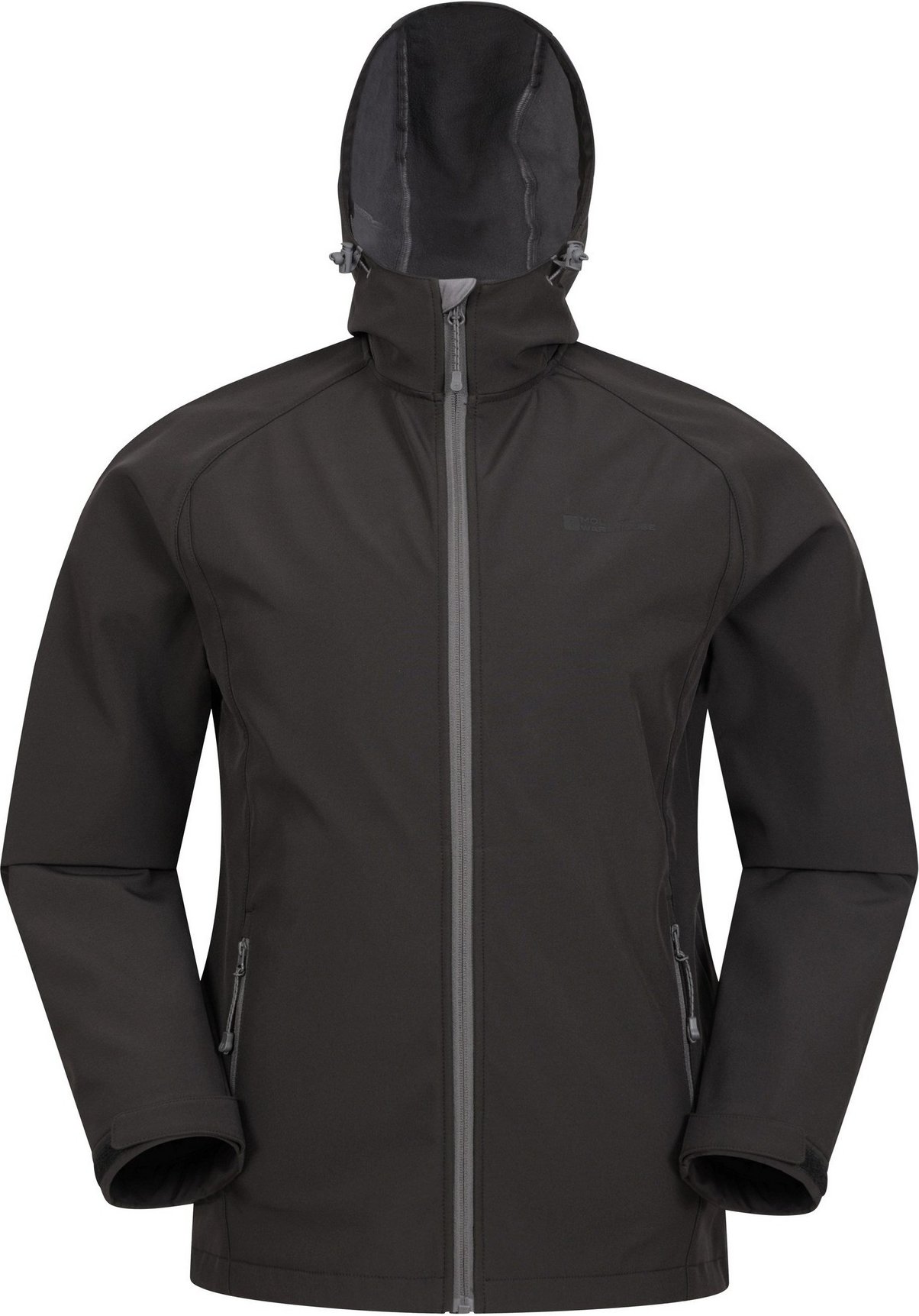 Mountain Warehouse Herren Exodus Wasserdicht Soft Shell Jacke (Schwarz)