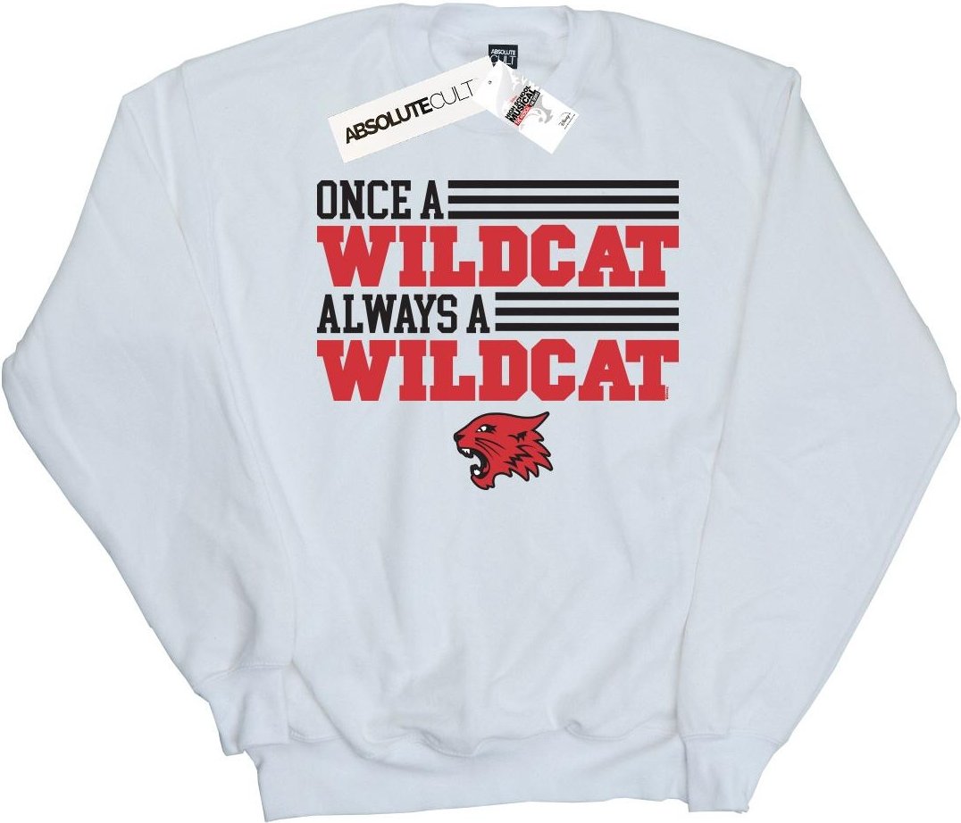 Disney - "High School Musical The Musical Once A Wildcat" Sweatshirt für Herren (Weiß)