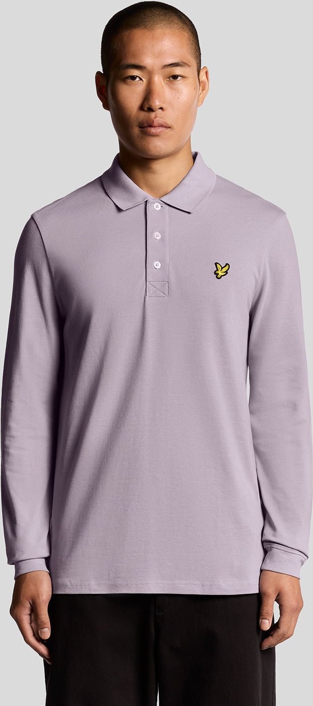 Thumbnail - Lyle & Scott Langarm-Polohemd aus Baumwolle - Pink