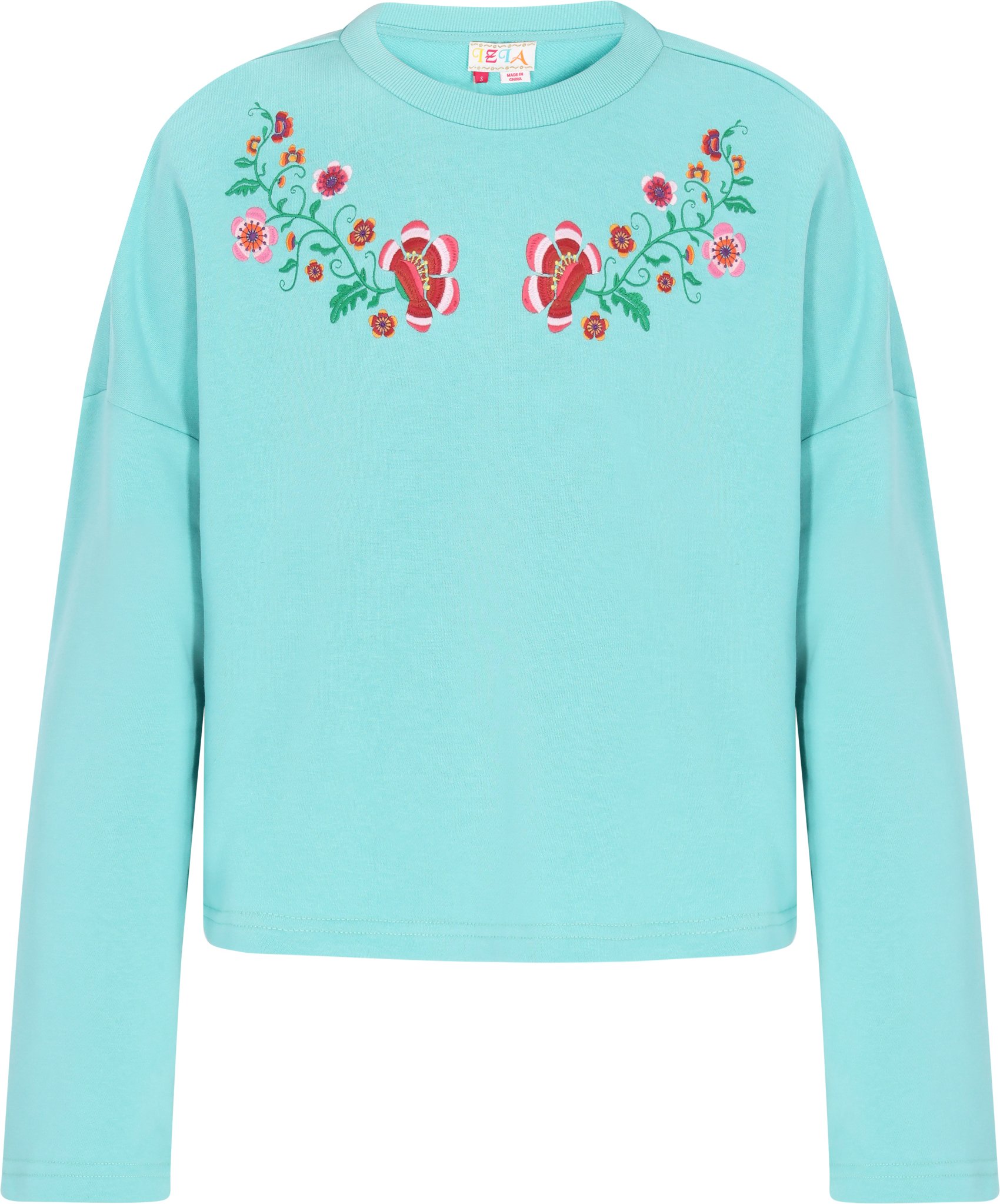 IZIA Sweatshirt Frauen Türkis