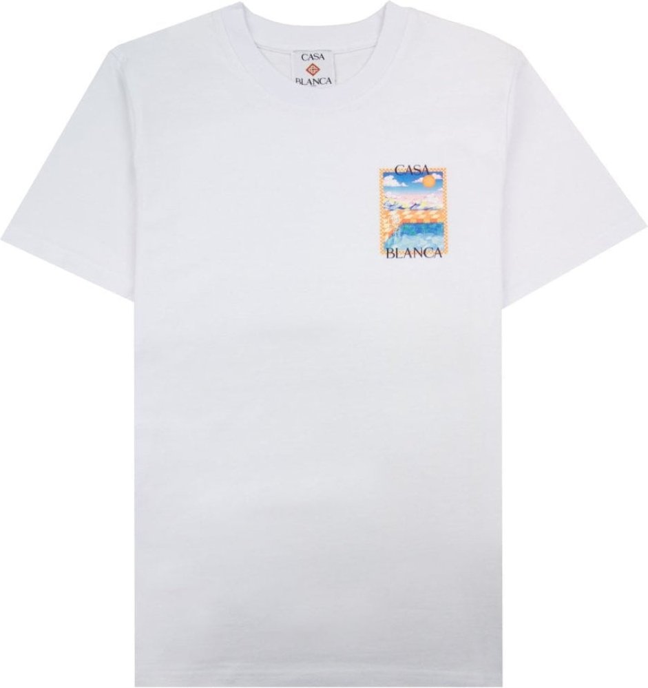 Casablanca - Surreal Pool - Weißes T-shirt