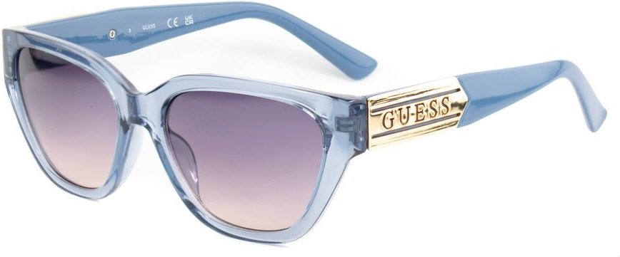 Blaue Metall-Sonnenbrille