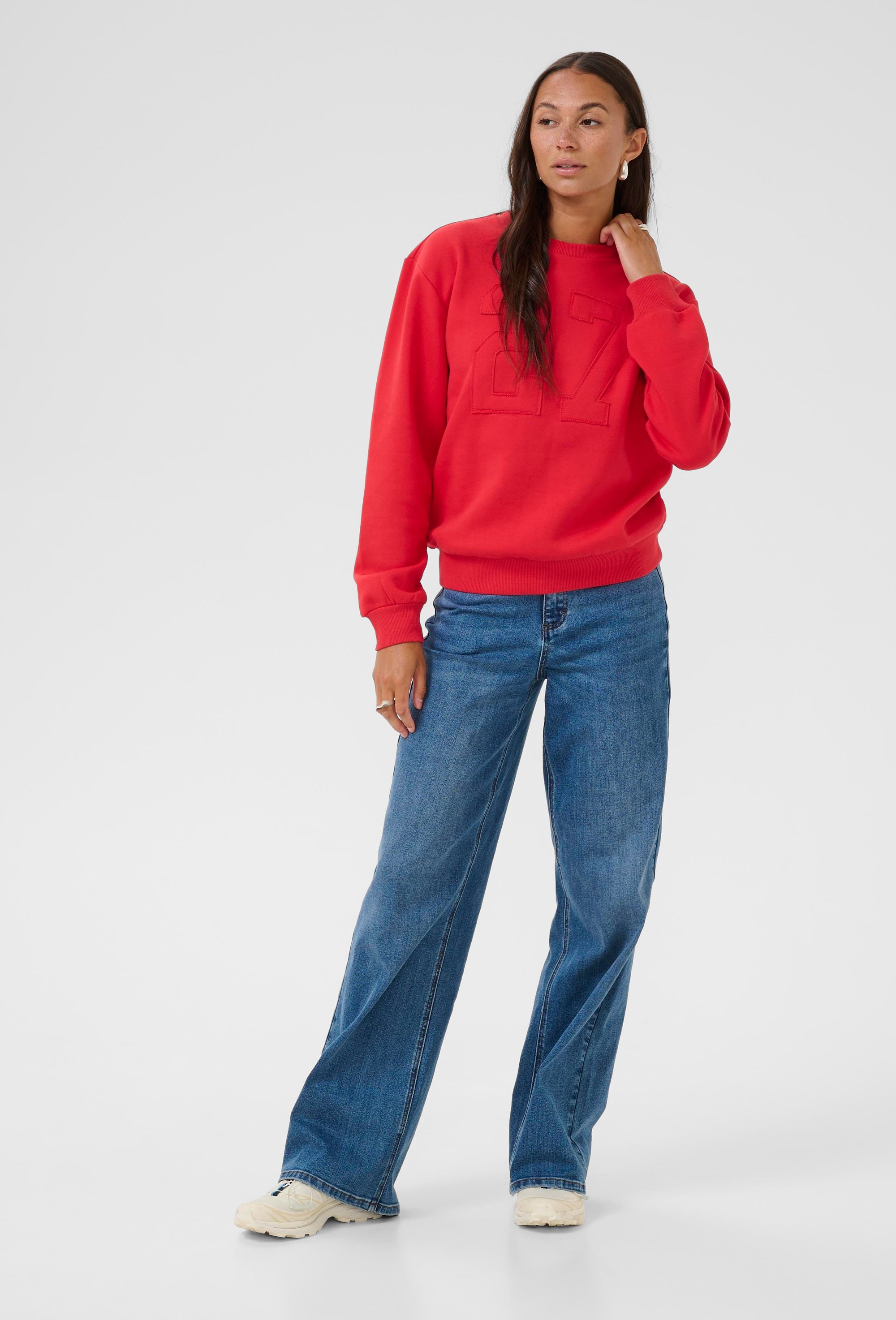 Sweatshirt KAlea Loose fit red