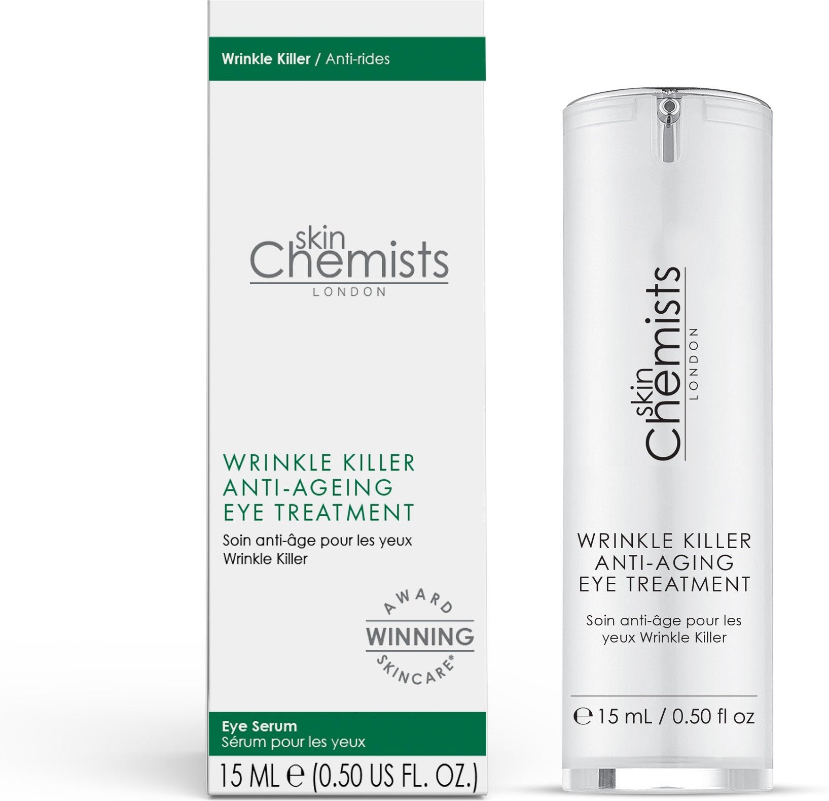 skinChemists Faltenkiller Anti-Aging Augenbehandlung 15ml