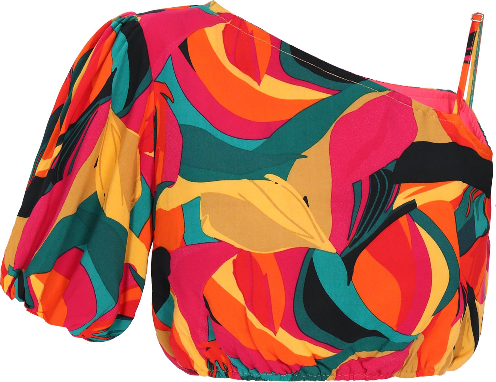 IZIA Bluse Frauen gelb mehrfarbig