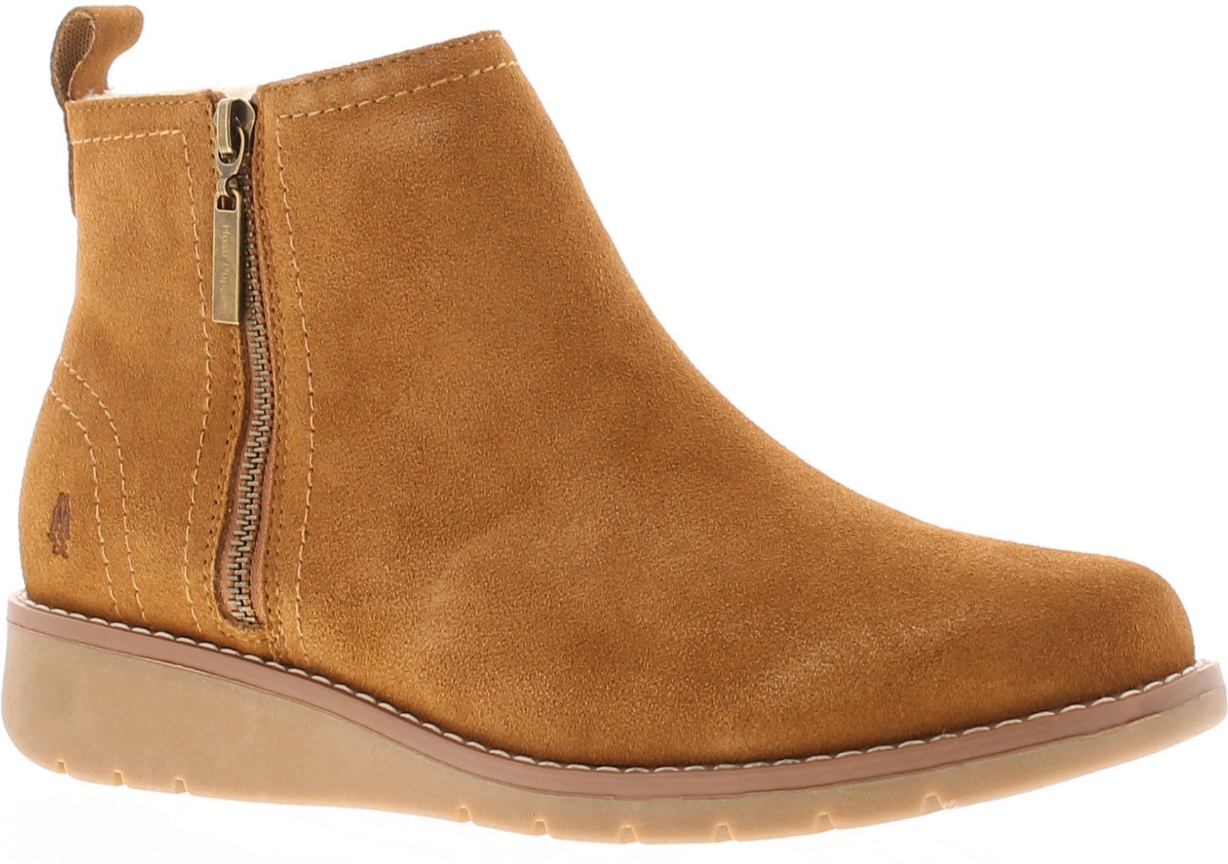 Thumbnail - Hush Puppies Maddy Wide Wildleder Damen Graue Stiefel