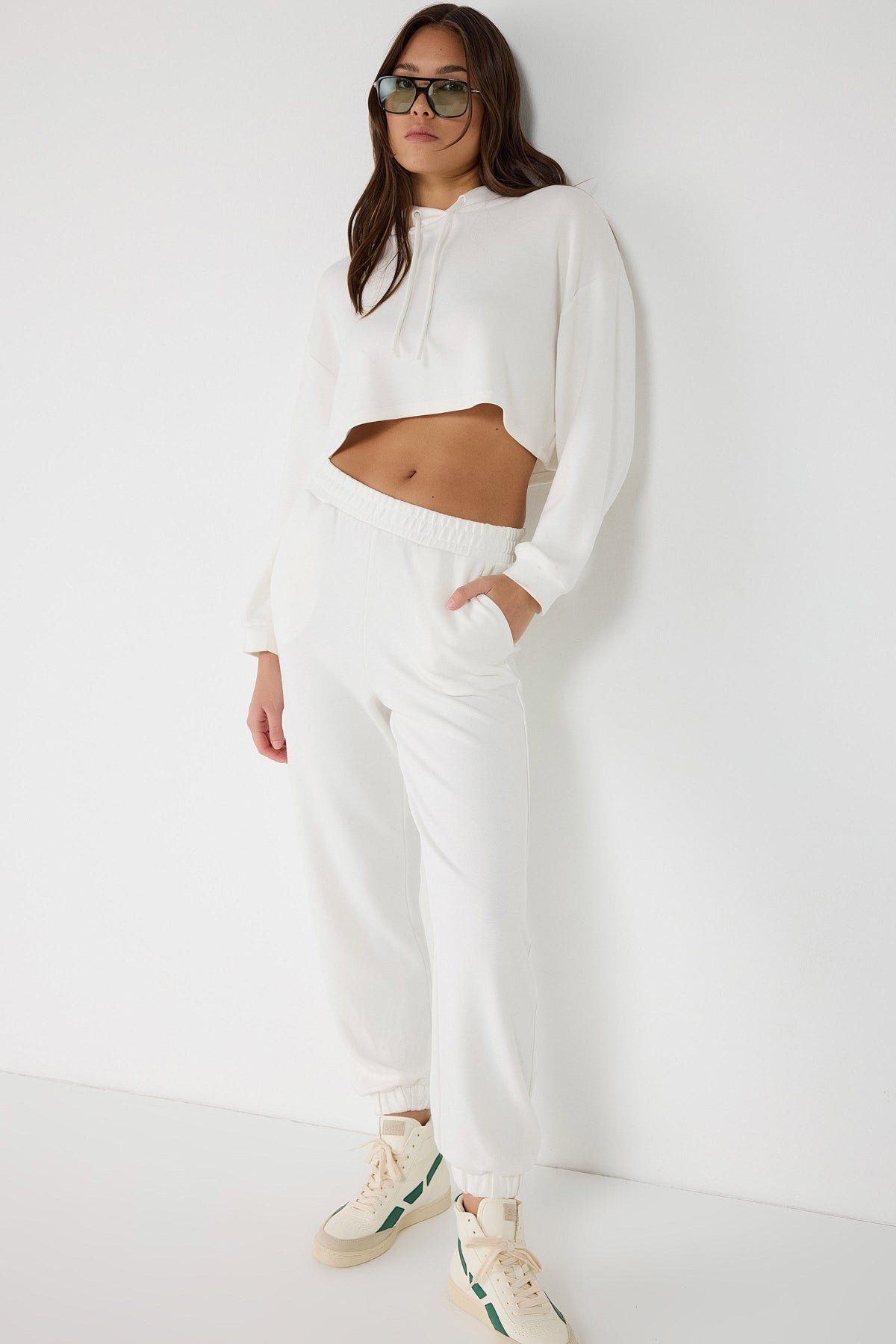 Weiche elastische Bündchen Jogginghose