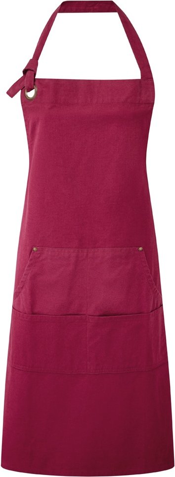 Premier Calibre Taschenschürze aus schwerem Canvas (Burgund)