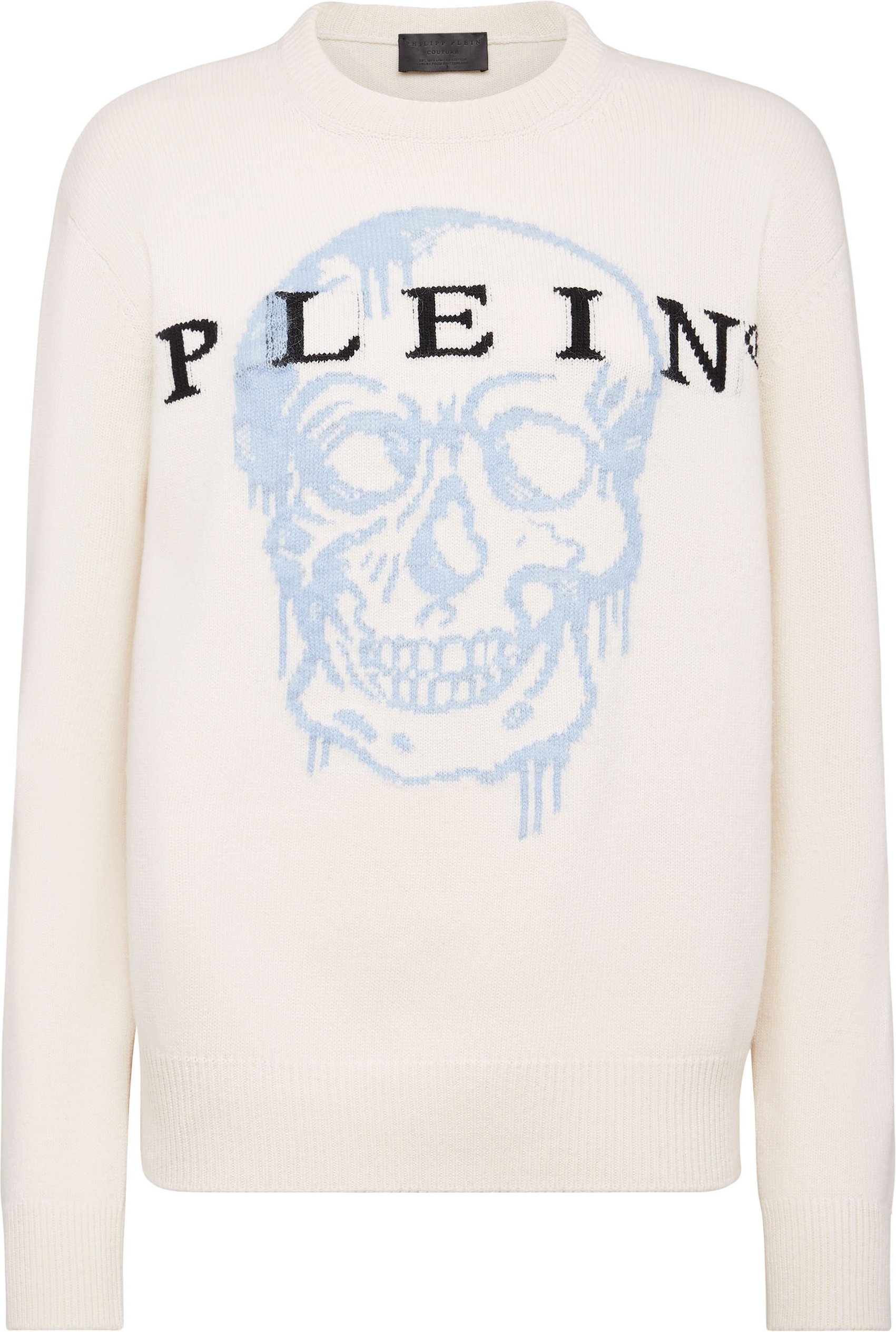 Rundhalspullover Skull