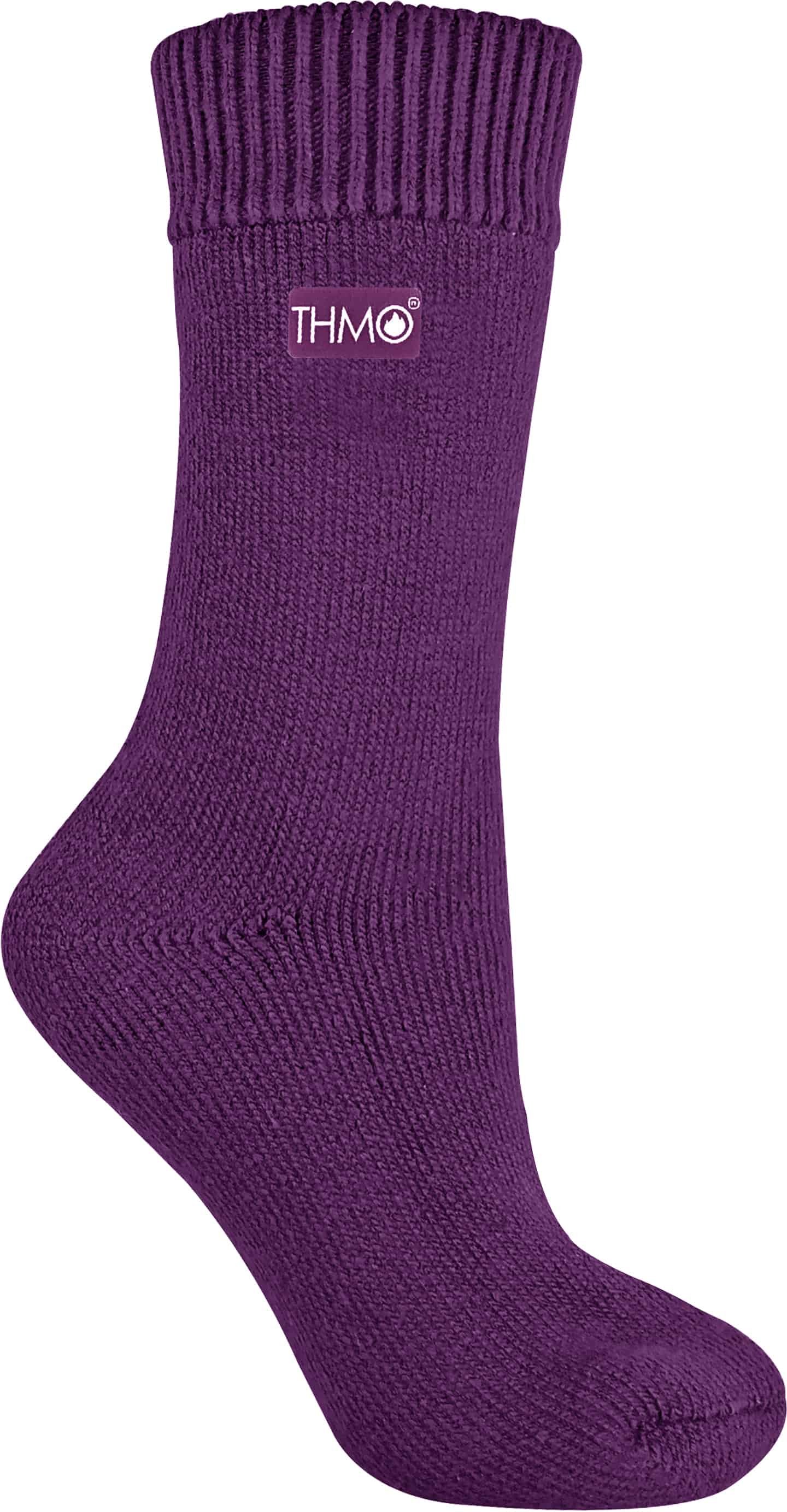 THMO - 1 Paar Damen dicke Fleece gefütterte warme Thermo-Socken für den Winter