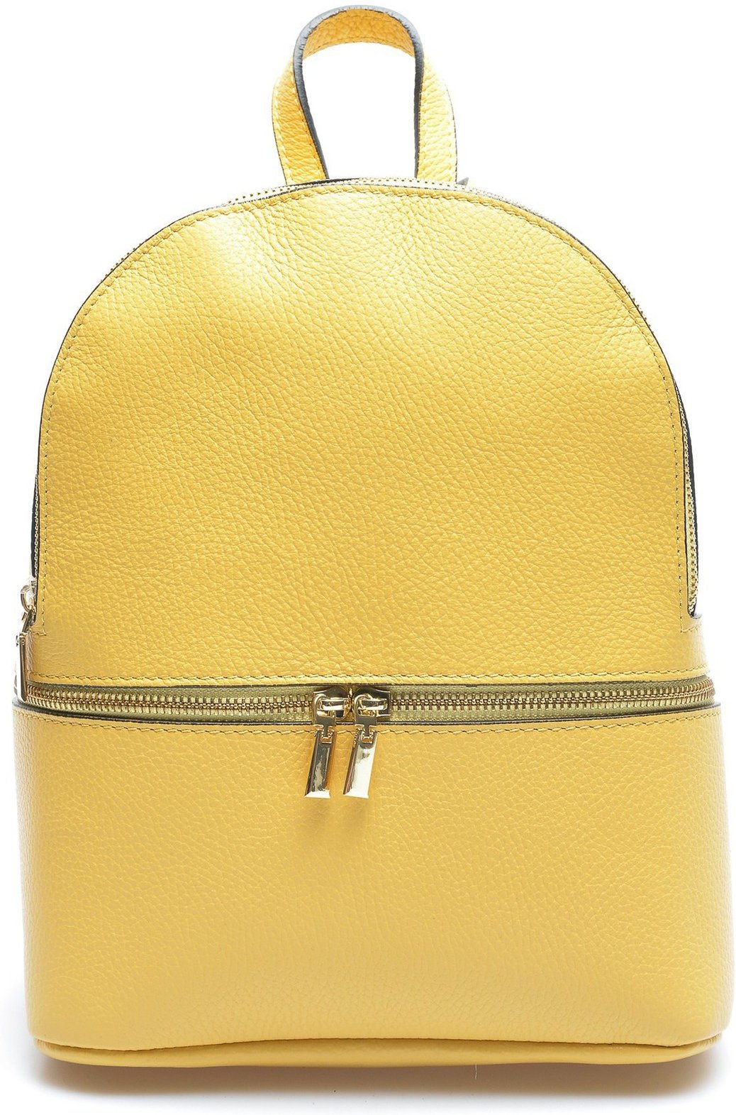 Carla Ferreri Gelbe Lederhandtasche