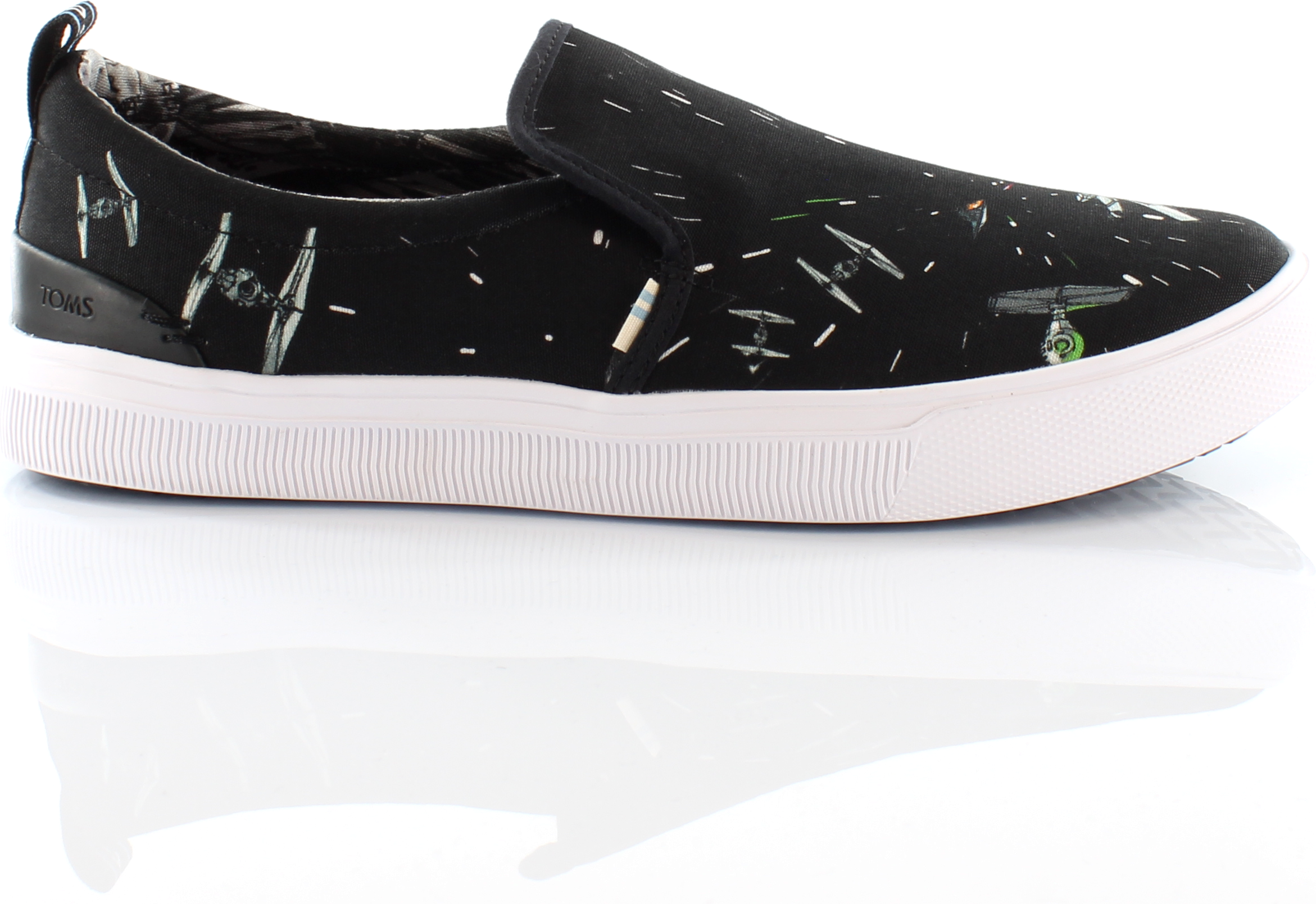 Toms x Star Wars Trvl Lite Black Space Print Slip auf Trainer - Frauen
