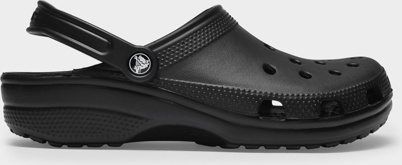 Klassische Pantoletten - Crocs - Schwarz - Synthetik