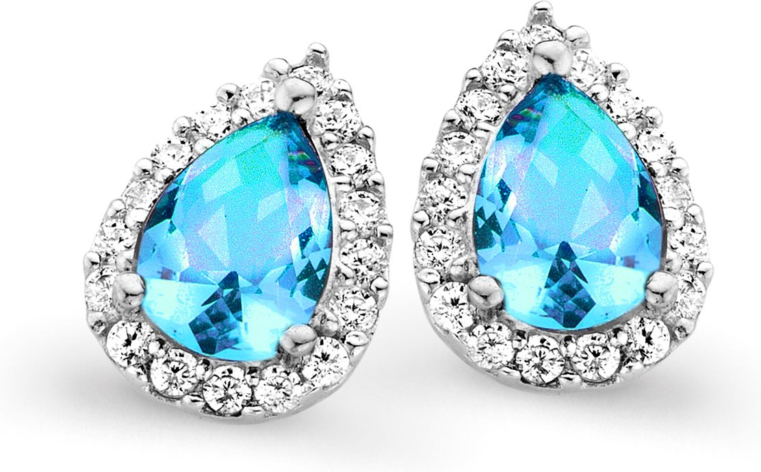 Orphelia 'Enora' Ohrstecker für Damen aus 925er Sterlingsilber - Silber ZO-7226/BT/1