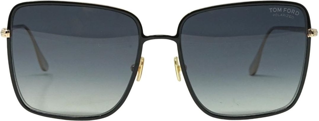Tom Ford - Heather Gold Arms - Schwarze Sonnenbrille