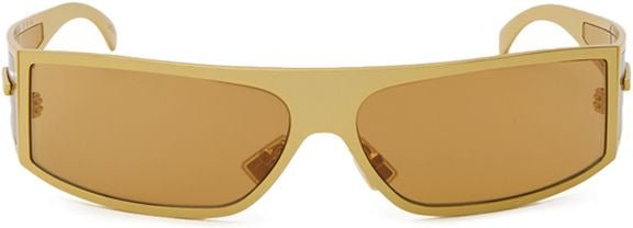 Bottega Veneta Gold Metal Sonnenbrille