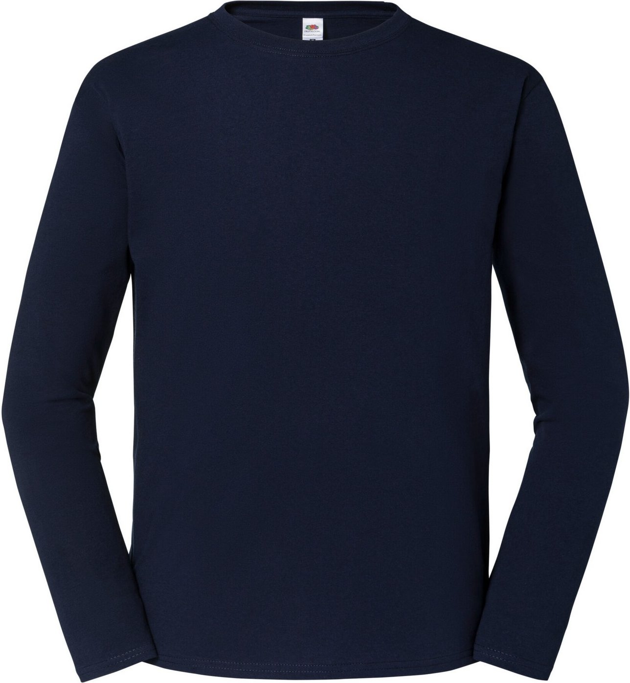 Fruit of the Loom - "Iconic Premium" T-Shirt für Herren Langärmlig (Marineblau)