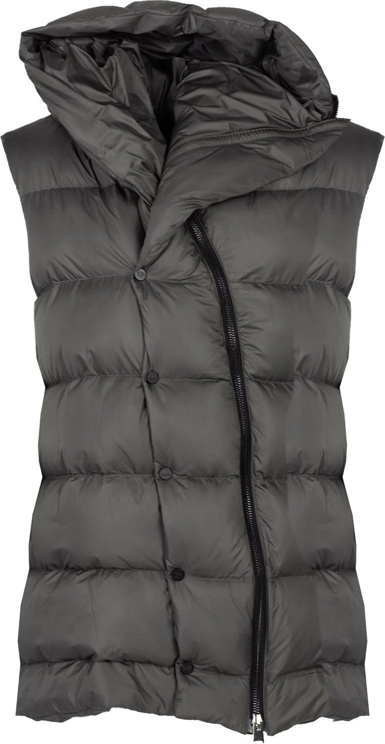 La Haine Inside Us Weste Down Vest Unisex Damen grau