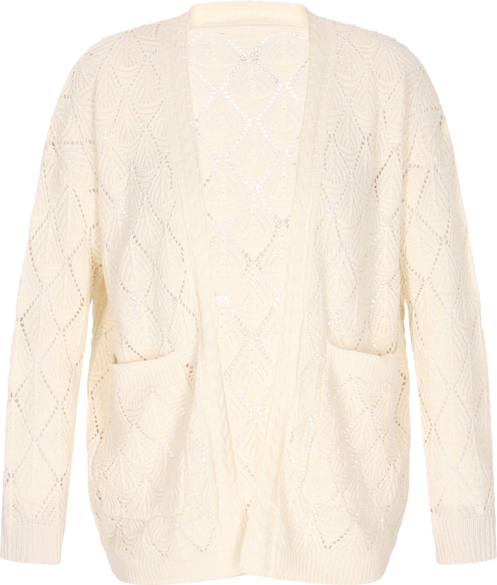 Dreimaster Strickjacke Frauen cremefarben