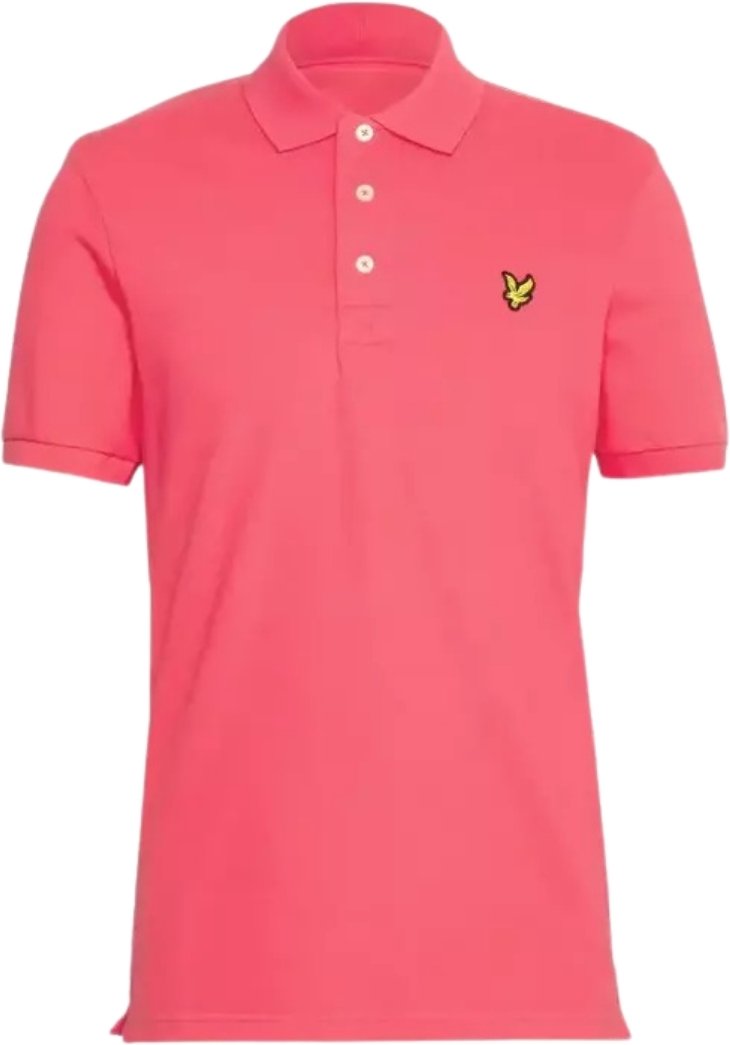 Lyle & Scott Electric Pink Plain Poloshirt