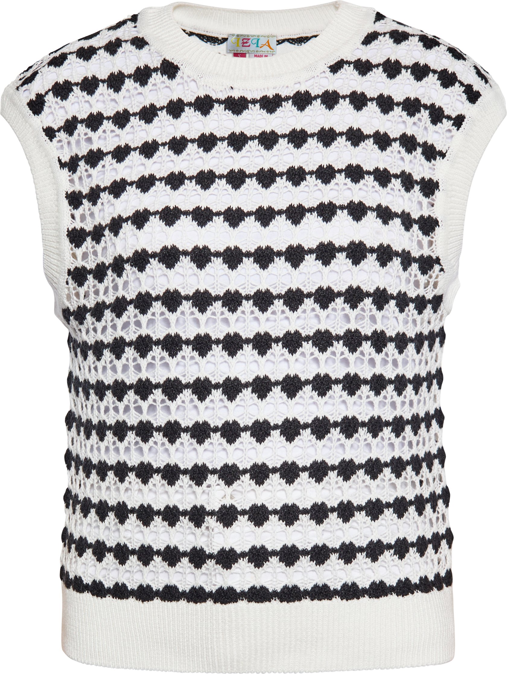 IZIA Pullunder Damen Schwarz Mehrfarbig