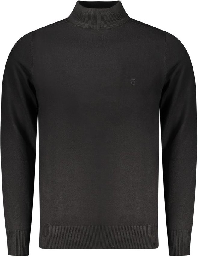 Coveri Moving Schwarz Viskose Herrenpullover