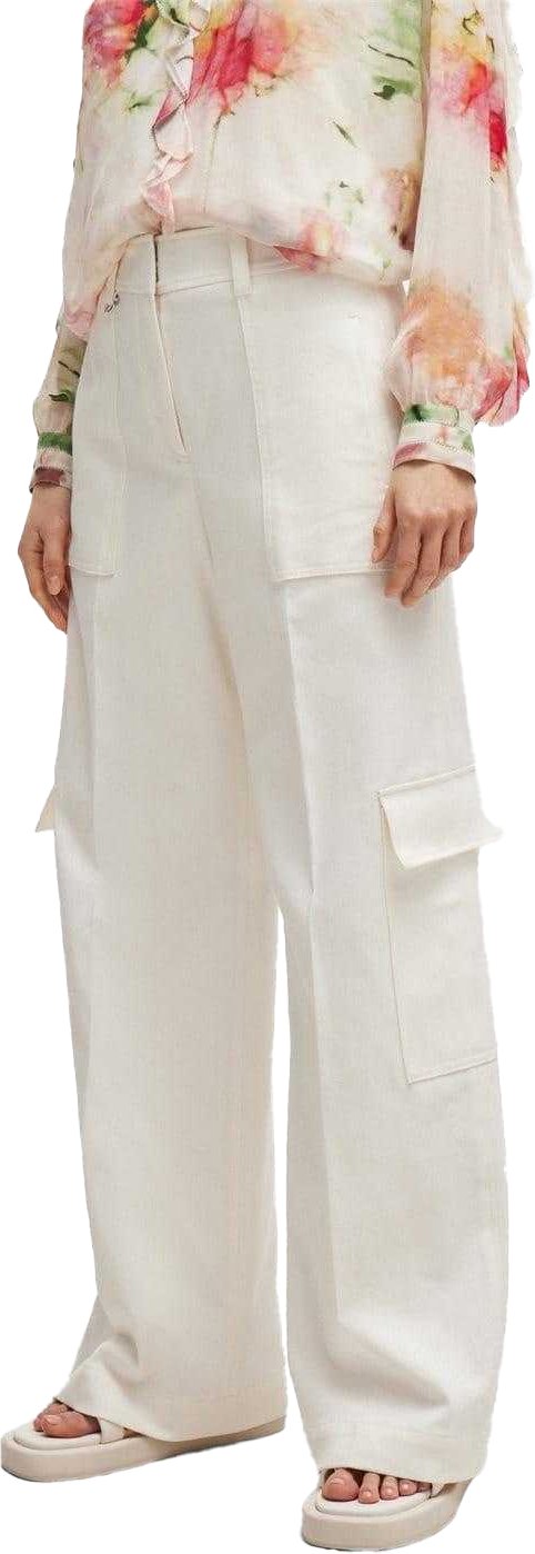 Boss - "Teneria" Cargo-Hose für Damen (Weiß)