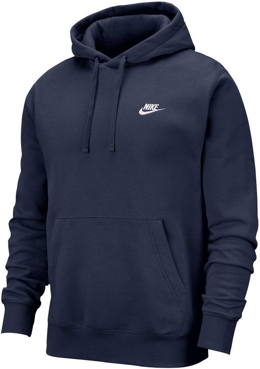 Nike - "Sportswear Club" Kapuzenpullover für Herren/Damen Unisex (Mitternachtsblau/Weiß)