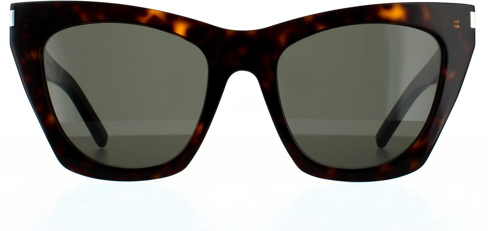Saint Laurent Cat Eye Damen Sonnenbrille Havanna Grau