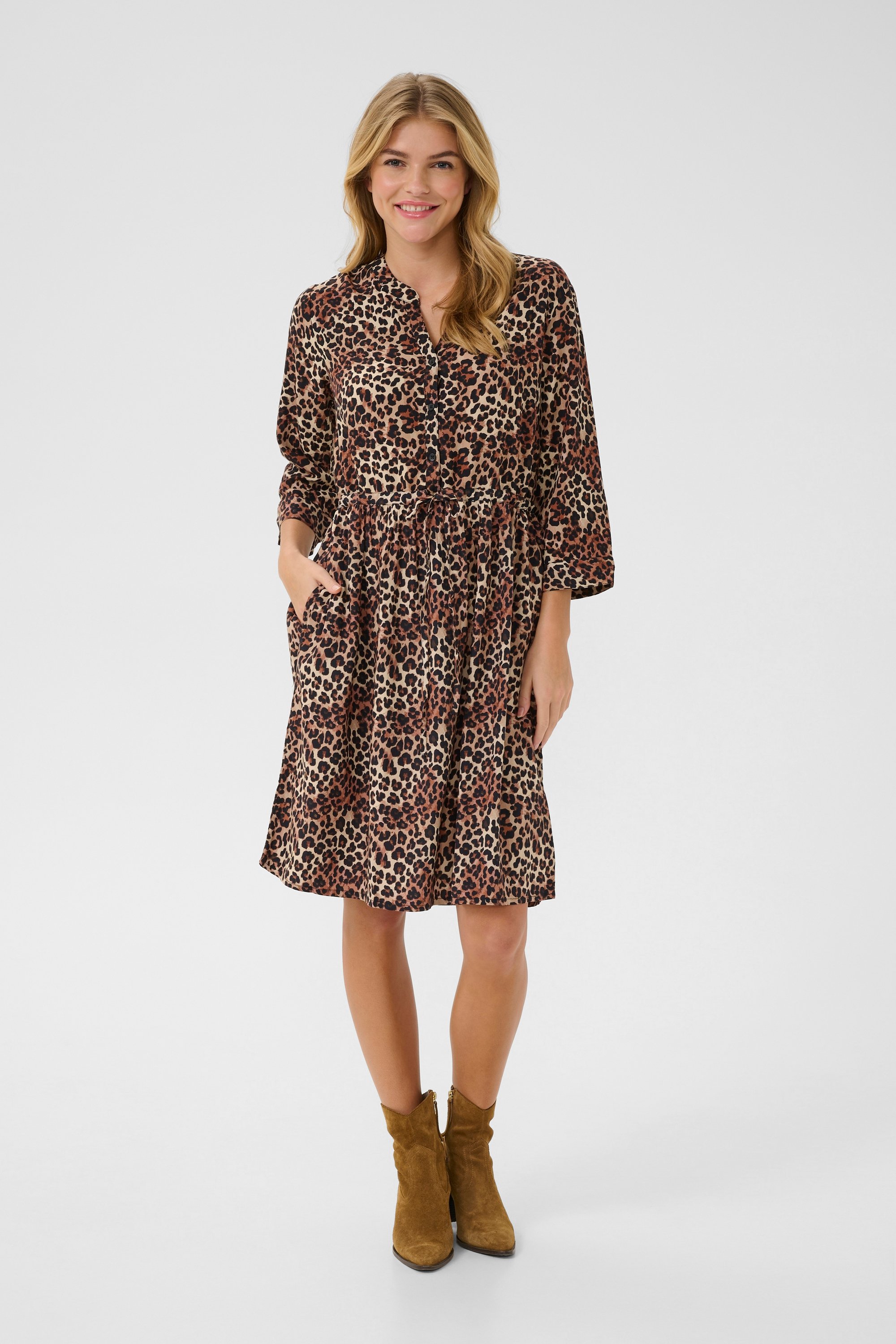 Thumbnail - Kleid Feminine Leopard Mix leopard