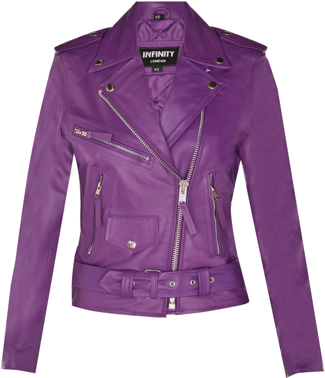 Damen-Bikerjacke aus Rindsleder – Mansfield