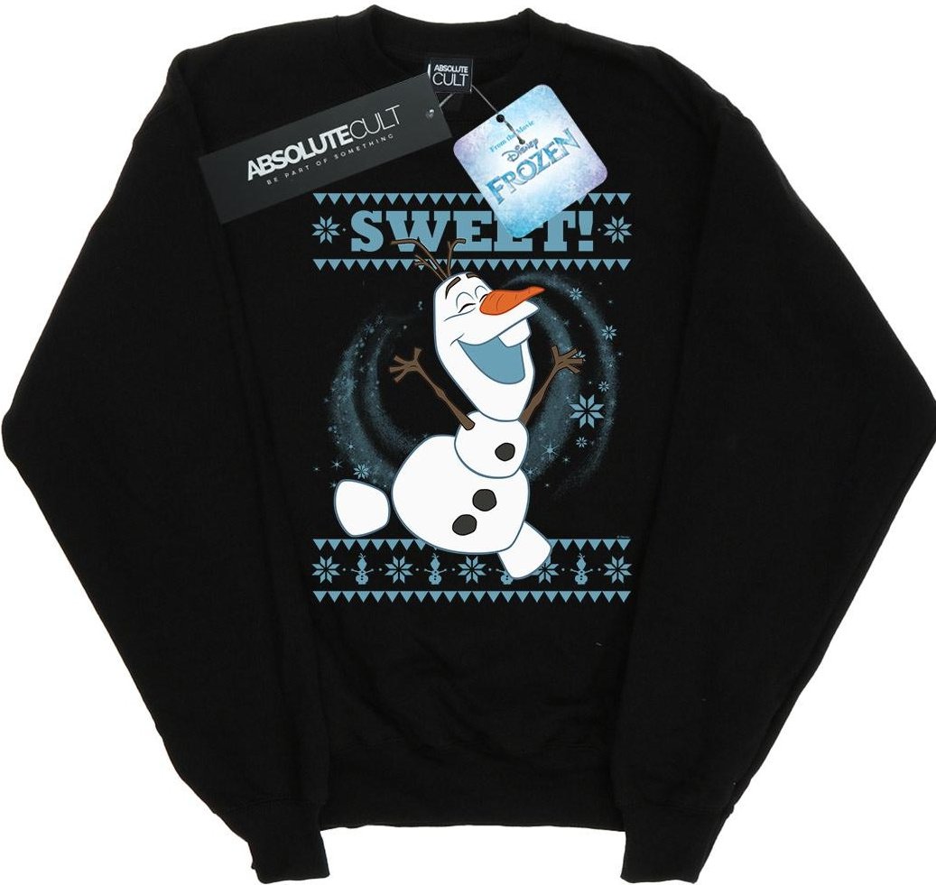 Disney - "Frozen Olaf Sweet Christmas" Sweatshirt für Damen (Schwarz)
