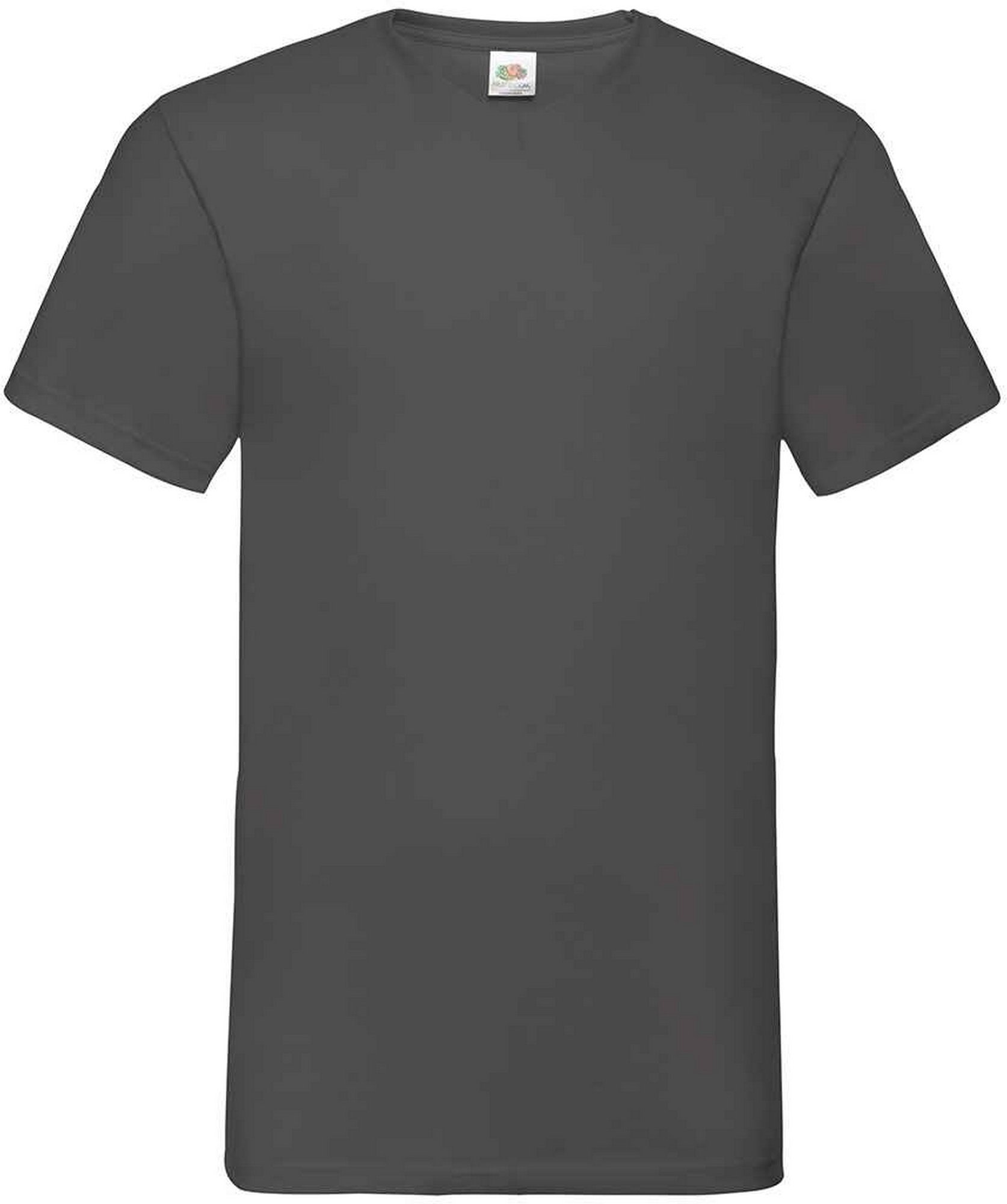 Fruit of the Loom - "Value" T-Shirt V-Ausschnitt für Herren (Hellgrau)