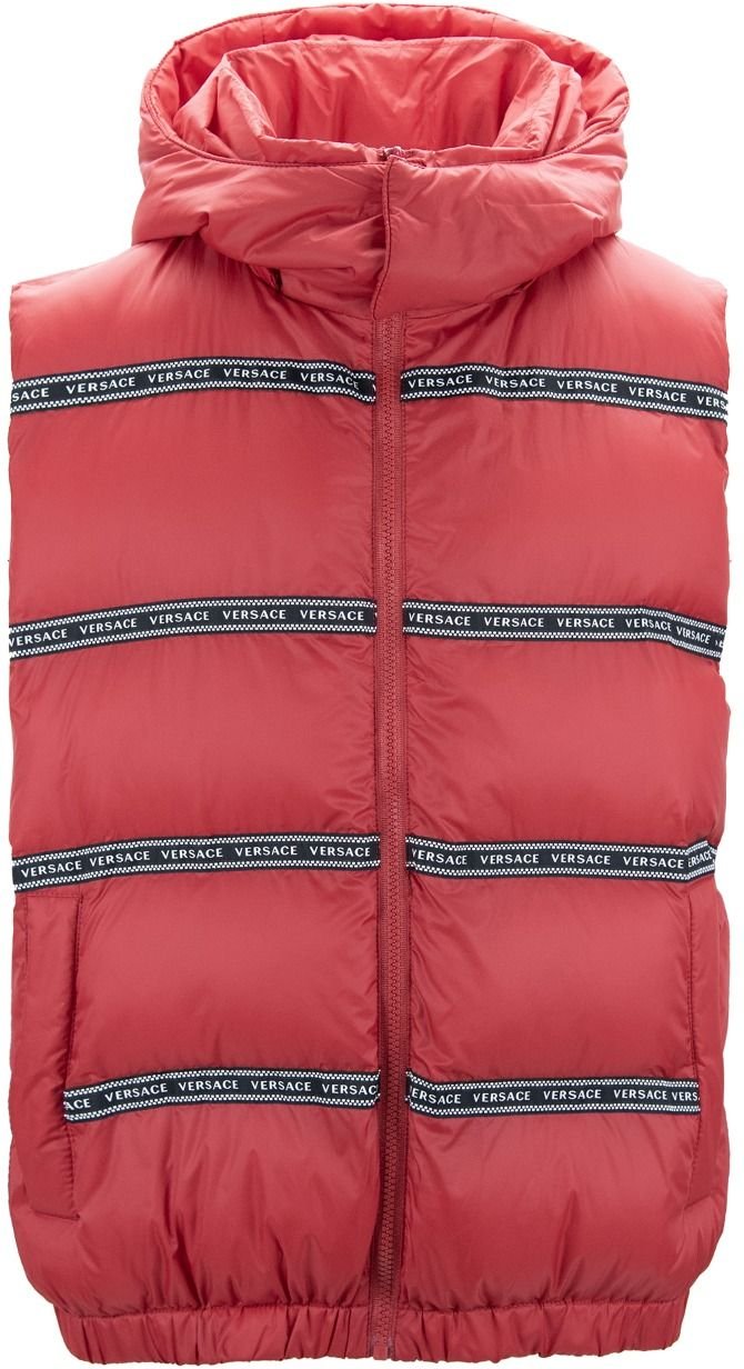 Kapuzenteppich Weste Rot